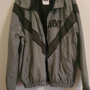Gray Army Bomber Jacket